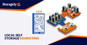 Local self storage marketing map and data.