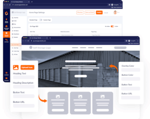 Storagely self storage website design.
